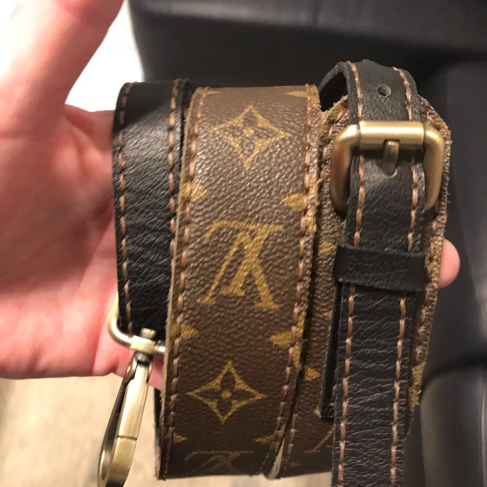 Authentic Louis Vuitton Monogram strap.